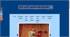 Desktop Screenshot of doglifesalonandresort.com